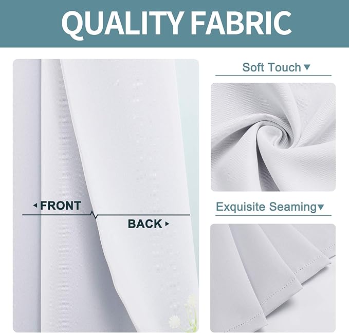 ChrisDowa Grommet Room Darkening Curtains