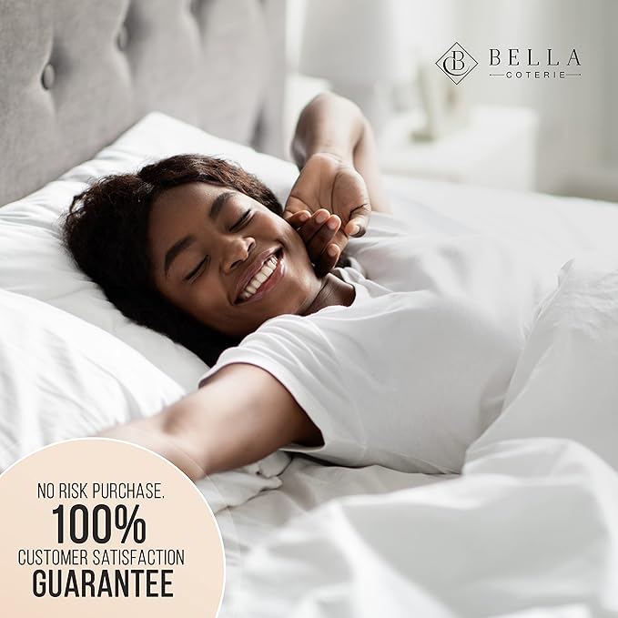 Bella Coterie Luxury Silk Pillowcase for Hair and Skin | 30 Momme | 100% Pure 6A Mulberry Silk | Super Soft | Perfectly Plush [Standard, Navy]