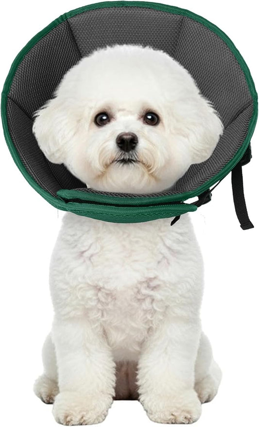 Dog Cone Collar After Surgery, Adjustable Soft Recovery Cone for Small Dogs to Stop Licking, Light-Weight Comfortable Elizabethan Collar for Dogs Anti-Bite Lick Protective Wound