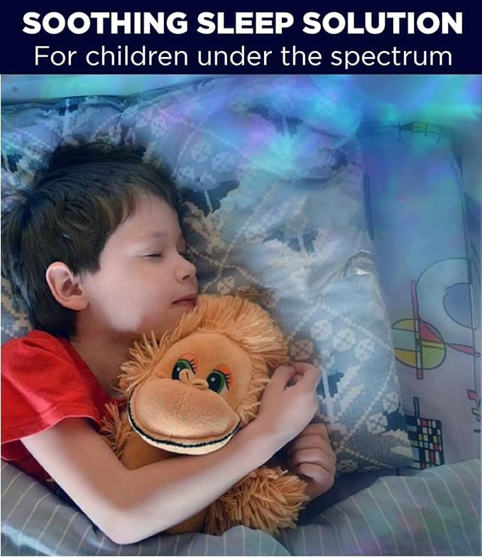 Calming Sensory Lights, Sensory Toys for Kids with Autism, Ocean Light Projector with 15 Color Patterns, Light Projects Water Ripple Effects onto Walls and Ceilings, Autism Toy,for Children and Adults