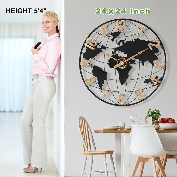 Pytha Sight 24 Inch Large Wall Clock