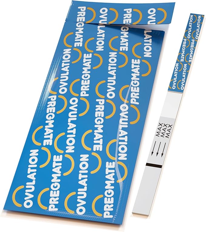 Pregmate 100 Ovulation Test Strips with Numerical LH Result Quantitative Predictor Kit (100 Count)