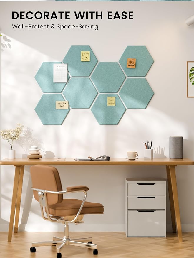 Fluxynara Hexagon Cork Board Alternative