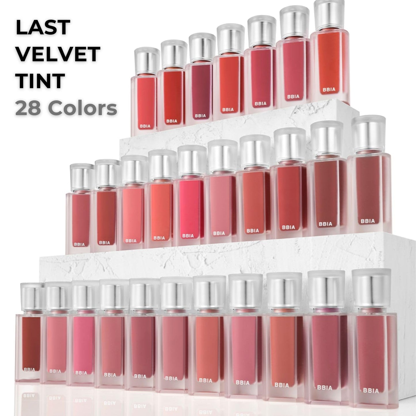 BBIA Last Velvet Tint NEW - Soft Creamy Matte Finish Lip Stain, Blur Effect & Velvety Texture, Long-Lasting, High Pigment, Non-Drying, Vegan, Korean Lip Makeup (V24 TRENDY NOTE, Pack of 1)