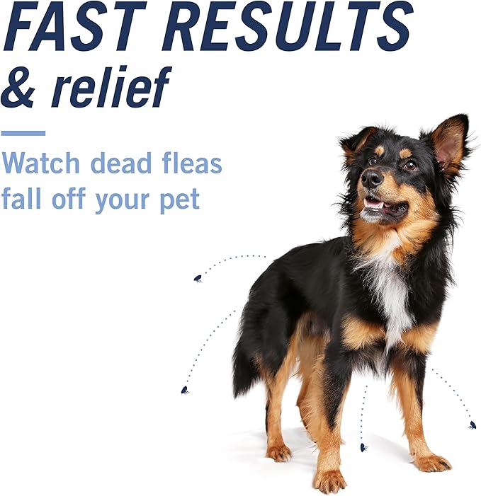 PetArmor CAPACTION (nitenpyram) Oral Flea Treatment for Dogs, Fast Acting Tablets Start Killing Fleas in 30 Minutes, Dogs 2-25 lbs, 6 Doses