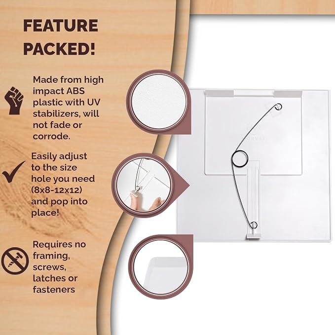 Morvat Adjustable Spring Access Panel 14"x14" Inches,