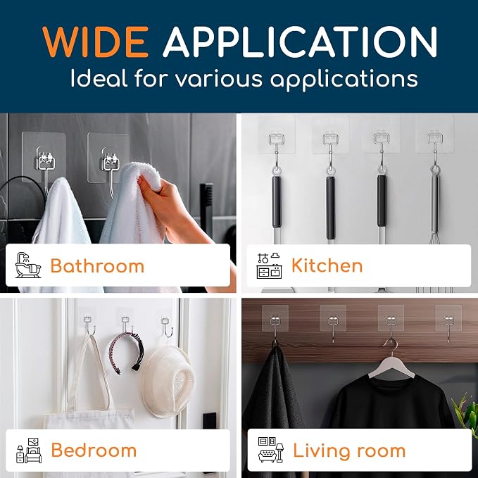 GLUIT Adhesive Large Wall Hooks