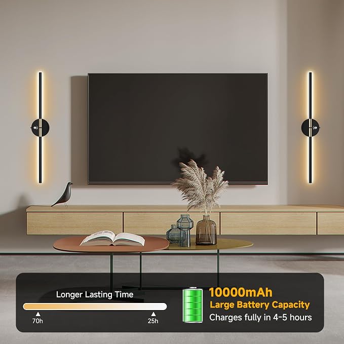 Battery Operated Wall Sconce