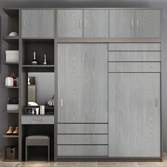 practicalWs Grey Wood Wallpaper 17.7''×590.5''