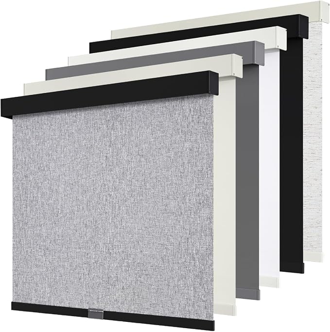 SUNOFF Cordless Blackout Roller Shades Blinds