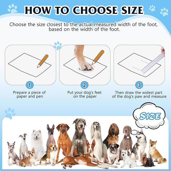 Dog Shoes for Large Medium Small Dog, Mesh Breathable Dog Shoes for Hot Pavement, Anti-Slip Dogs Boots Paw Protectors with Reflective for Outdoor Walking Indoor Hardfloors (Size 1)
