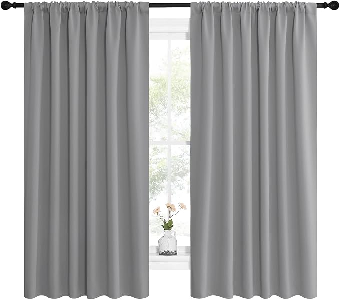 NICETOWN Short Curtains for Wide Window
