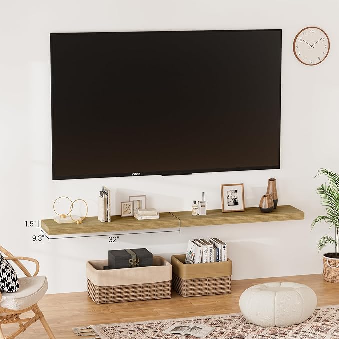 Heimlove 32 Inch Floating Shelves