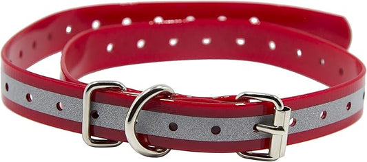 Universal 27 ½” X ¾” Replacement Band Strap for Dog Training Collar - Adjustable Waterproof TPU for Remote E-Collar, Static/Vibration Shock Trainer, Fits Most Bark Control & Obedience Devices