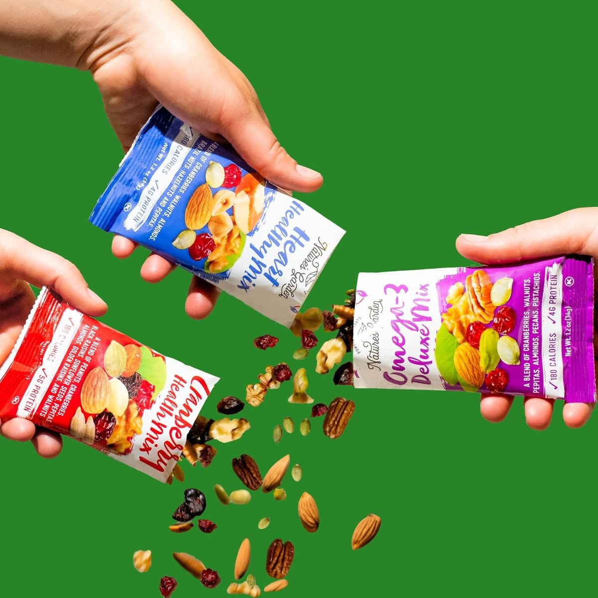 natures garden healthy trail mix snack pack (28.8 oz, vegan, gluten-free)