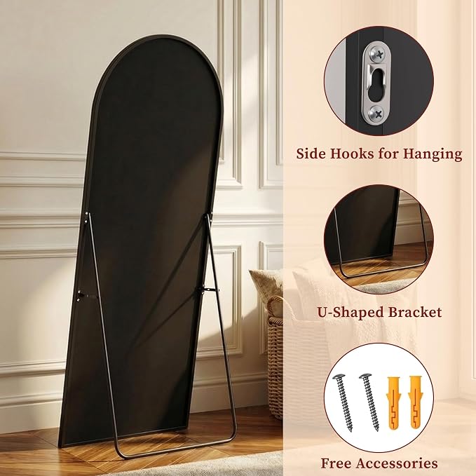 Suidia 82"x44" Arched Full Length Mirror