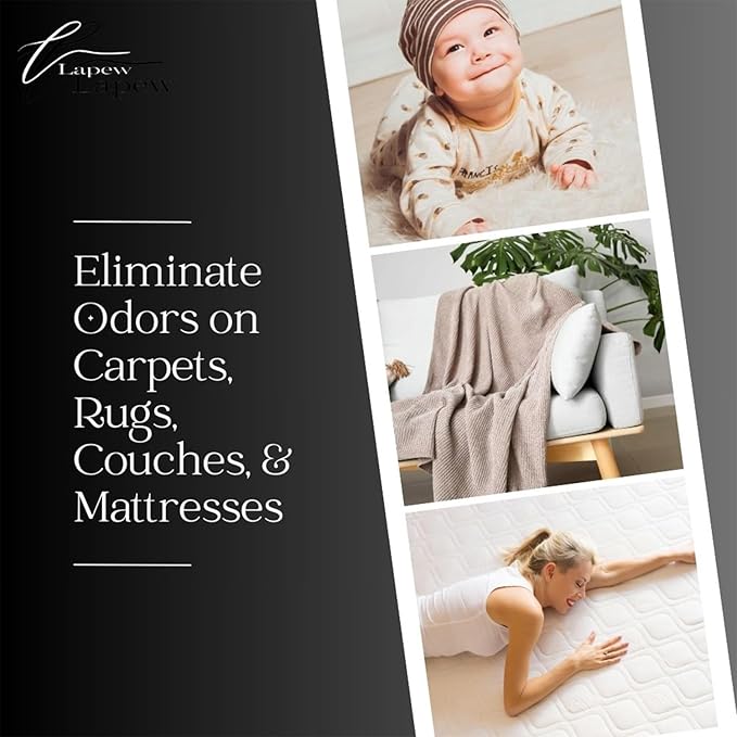 Cozy Cinnamon & Apple Carpet Freshener Powder: Powerful Odor Eliminator for Home, Upholstery Deodorizer, Carpet Deodorizer, Pet Urine, Cat Litter Box - Cozy Cinnamon & Apple Fragrance.