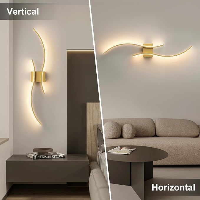 KARTOOSH Battery Operated Wall Sconce