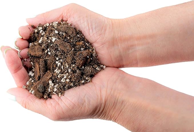 Gardenera Fiddle Leaf Fig Soil Mix - 20 Quart - Premium Blend of Peat Moss, New Zealand Bark, Coco Chips, and Perlite for All Purpose Planting - 4 Bags of 5 Quart