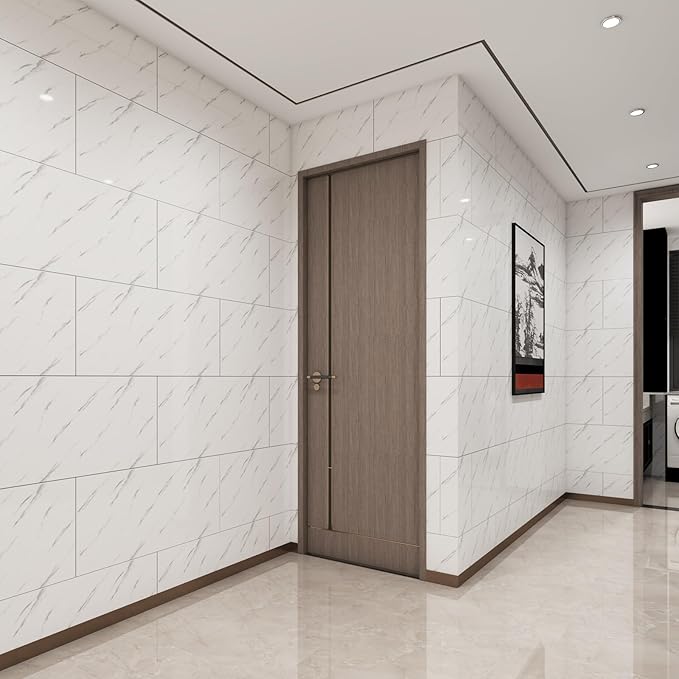 Haimin Wall Panels Peel and Stick 10 Pieces 23.6x11.8in Lightweight Backsplash