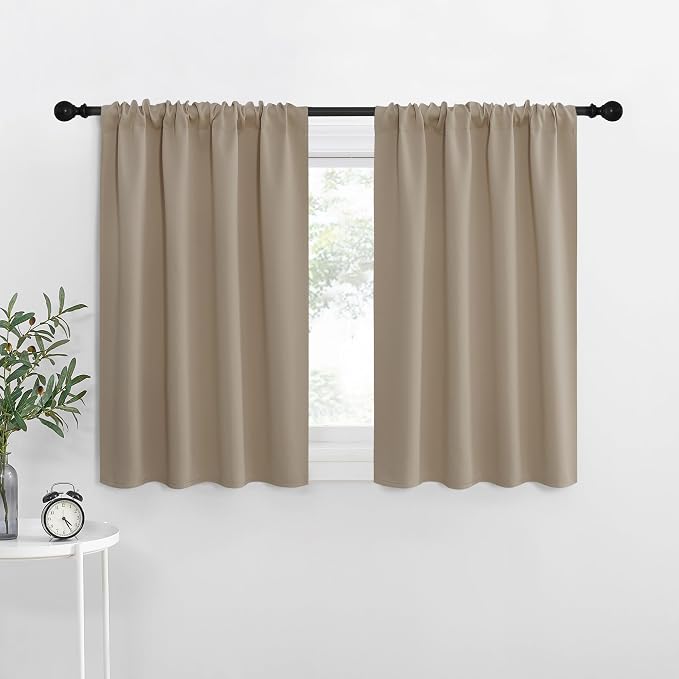 NICETOWN Blackout Curtains for RV Windows, 2 Panels, Room Darkening Window