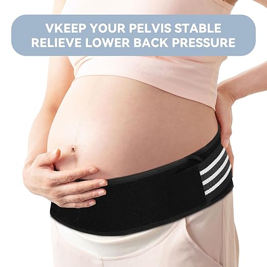 S-XXL Sacroiliac SI Joint Hip Belt for Women Men-Alleviate Sciatica|Pelvic|Back|Lower Back Support, Pelvic Support Belt, Adjustable Sciatica Lumbar Pain Relief, Trochanter Belt(Black,L,Hip Size 43‘’-56‘’)