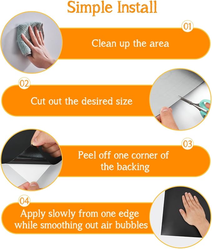 Magnetic Chalkboard Contact Paper
