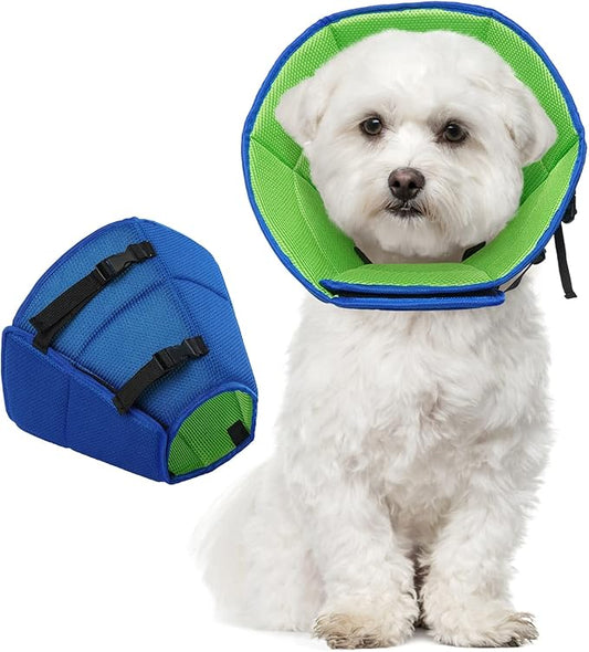 Dog Cone Collar After Surgery, Soft Cone for Small Dogs to Stop Licking, Adjustable Elizabethan Collar for Dogs, Lightweight Breathable Dog Recovery Cones for Wound Healing & Hot Spots