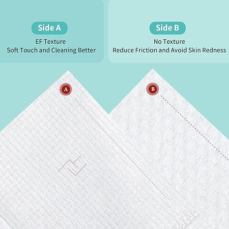 Face Towels, 10"×12" Disposable Face Towel, Face Towelettes XL, Ultra Soft Makeup Remover Dry Wipes, Thick Face Towel for Sensitive Skin, 50 Count (1 Pack)
