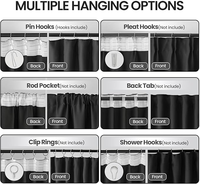 Home Theater Curtains Room Separator, Room Divider Curtains