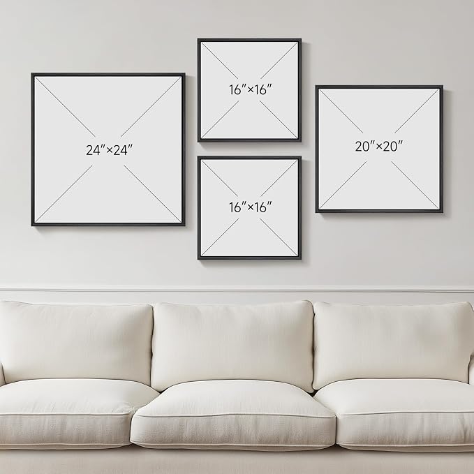 Framed Neutral Abstract Wall Art