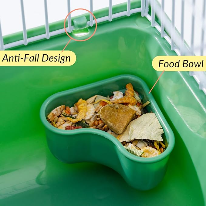Small Hamster Cage, Hamster Travel Carrier, Travel Cage, Portable, Hand-held, Breathable, Easy to Clean Carry, for Short Trip, Visit to The Pet Clinic, for Small Size Hamsters, Pink