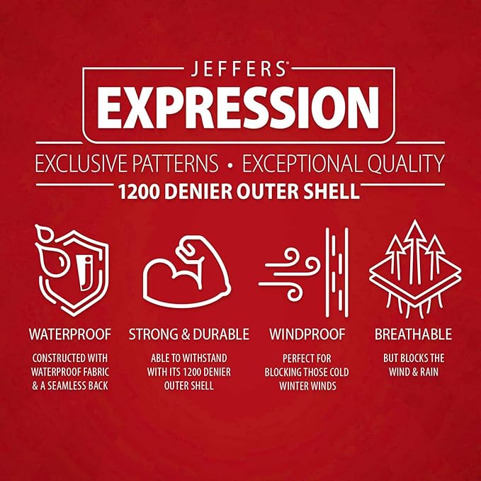 Jeffers Expression 1200 Denier Standard Neck Turnout Blanket, Rose Garden, 75" - Waterproof, Breathable Horse Blanket with 0g Polyfill, No insulation - Ideal Protection for Wind and Rain, Light Weight