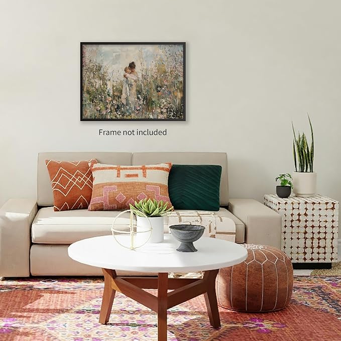 rumlud Nature Flower Poster Vintage Botanical Floral Wall Art Antique
