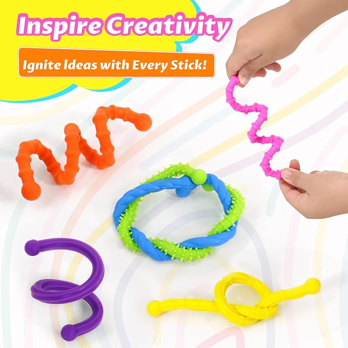 Sensory Fidget Toys for Kids with Autism & ADHD - Christmas & Birthday Stocking Stuffers Gifts for Boys & Girls & Teen & Adults, Quiet Fidget Toys for Classroom Calm Down Corner, Road Trip Essentials