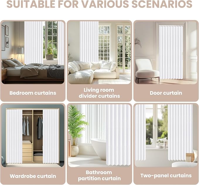 AJAZZ Blackout Magnetic Door Curtain