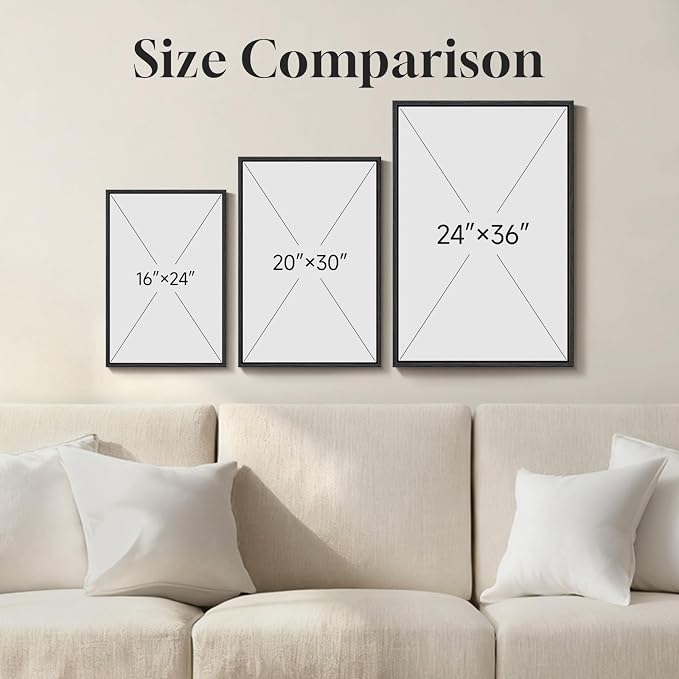 Framed Modern Abstract Wall Art