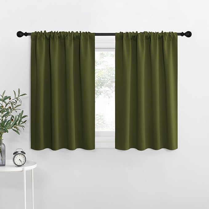 NICETOWN Blackout Curtains for RV Windows, 2 Panels, Room Darkening Window