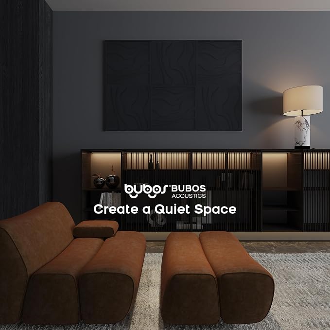 BUBOS Art Acoustic Wall Panels 6 Pack