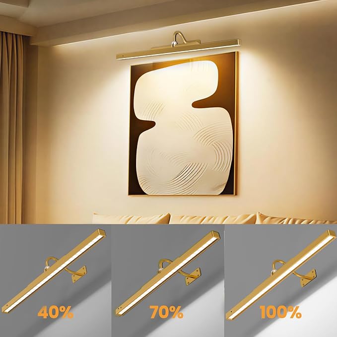 3 Pack Picture Lights Battery Operated 6000mAh