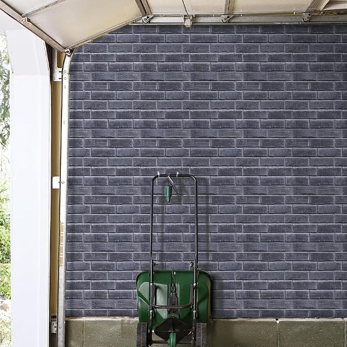COMSTICKC 3D Faux Brick Wall Panels Peel and Stick Tiles, Small Size Thin PVC