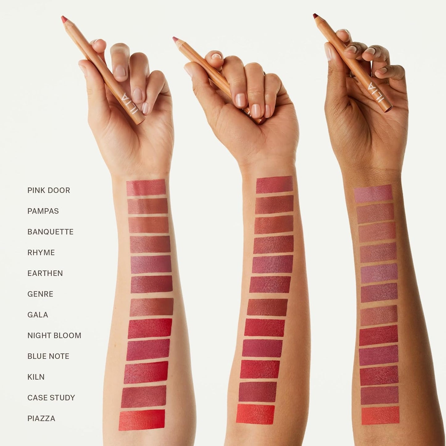 ILIA - Lip Sketch Hydrating Crayon | Hydrate, Plump, Smooth, Strengthen | Long Lasting up to 12-Hours, Bleed-Resistant, Soft-Matte | Barrier-Building, Non-Toxic, Cruelty-Free (Kiln)