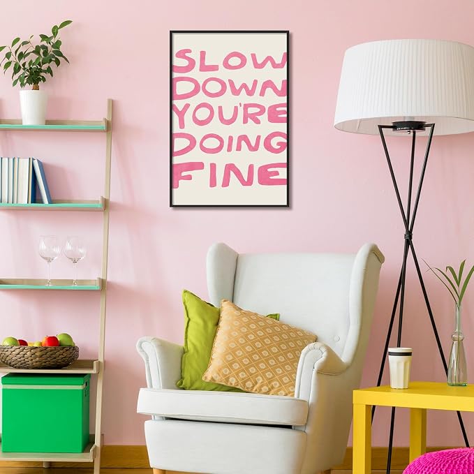 Daily Reminder Positive Canvas Wall Art, Positive Affirmations Wall Decor