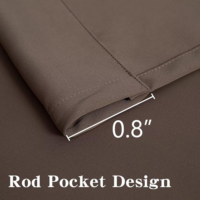 IGEMAEVE Custom Curtains for Bedroom Customsize, Grommet Light Blocking Drapes