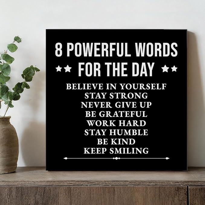Inspirational Wall Decor, Motivational Canvas Painting Wall Art
