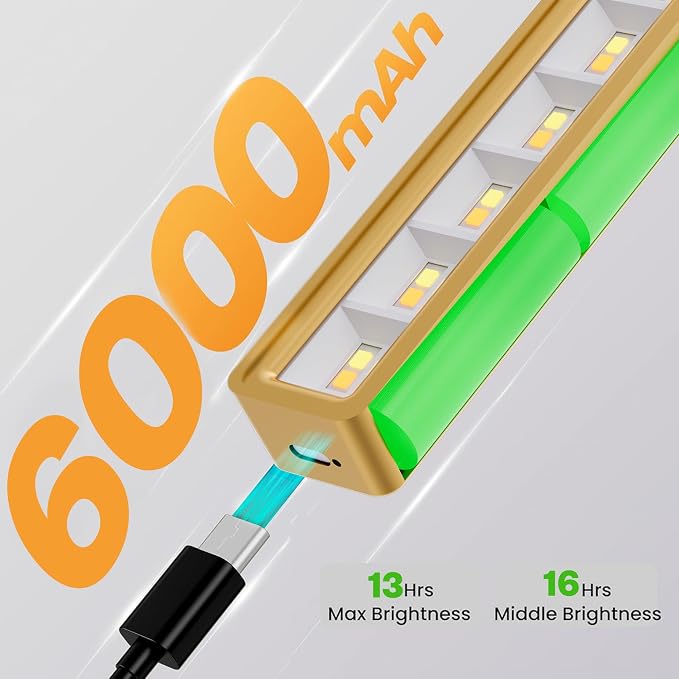 3 Pack Picture Lights Battery Operated 6000mAh