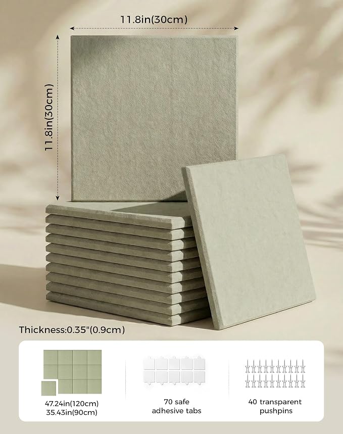 Aothia Felt Bulletin Board Tiles
