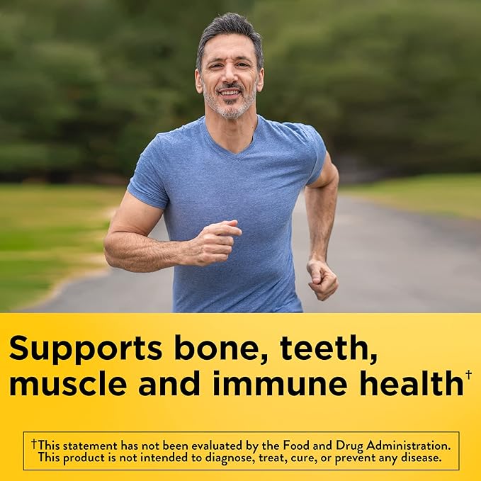 Nature Made Maximum Strength Vitamin D3 10000 IU (250 mcg), Dietary Supplement for Bone, Teeth, Muscle and Immune Health Support, 60 Softgels, 60 Day Supply (Pack of 2)