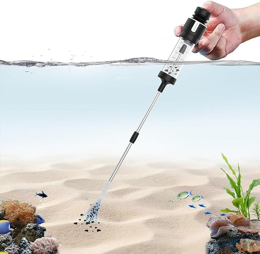 Carefree Fish Aquarium Precision Siphon Pipette Upgraded Turkey Baster Waste Remover Fish Feeder Feeding Coral Fish Tank Fertilizing Plants Feeding Tube Poop Collector 20Inch