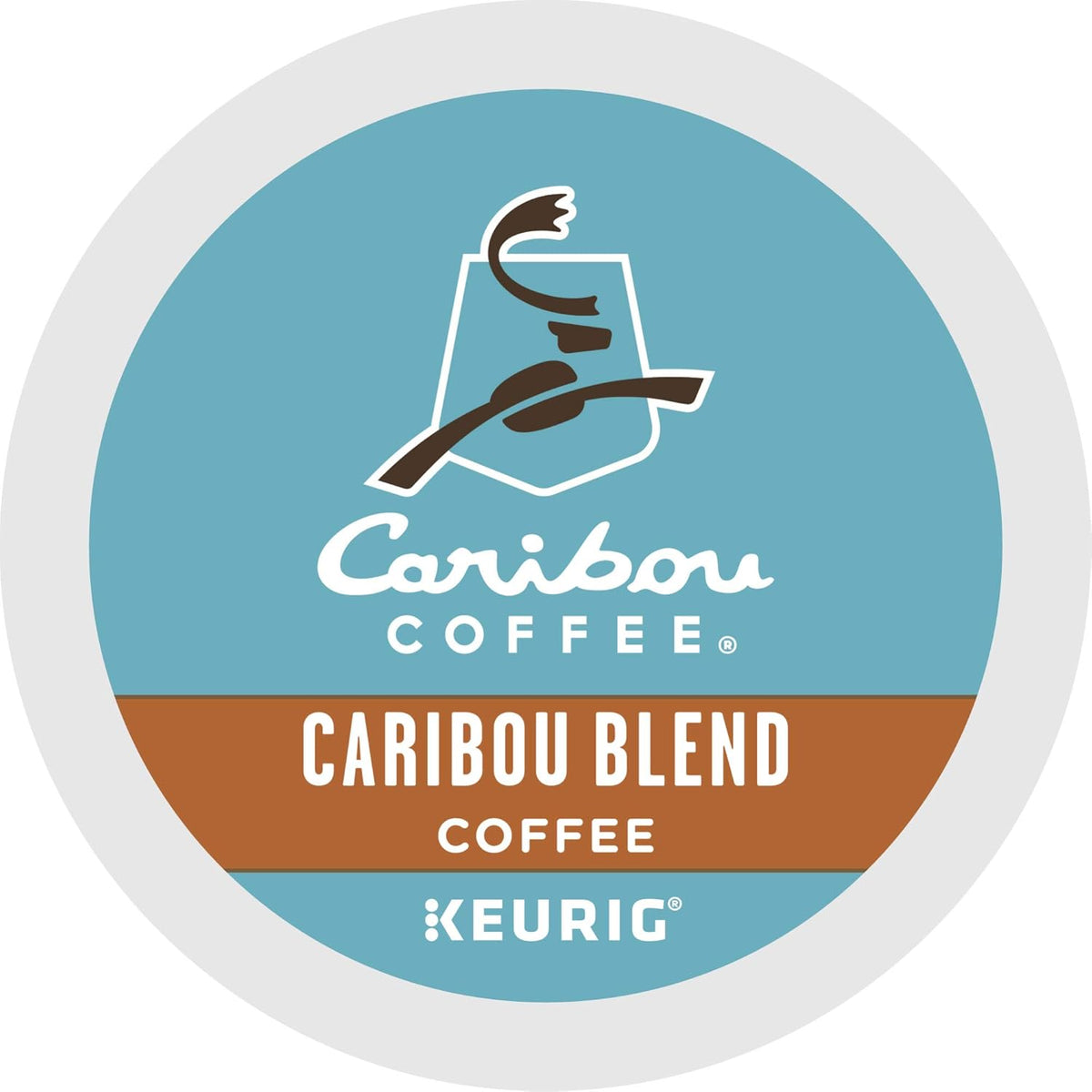 Caribou Coffee Caribou Blend Keurig Single-Serve K-Cup Pod, Medium Roast Coffee, 72 Count